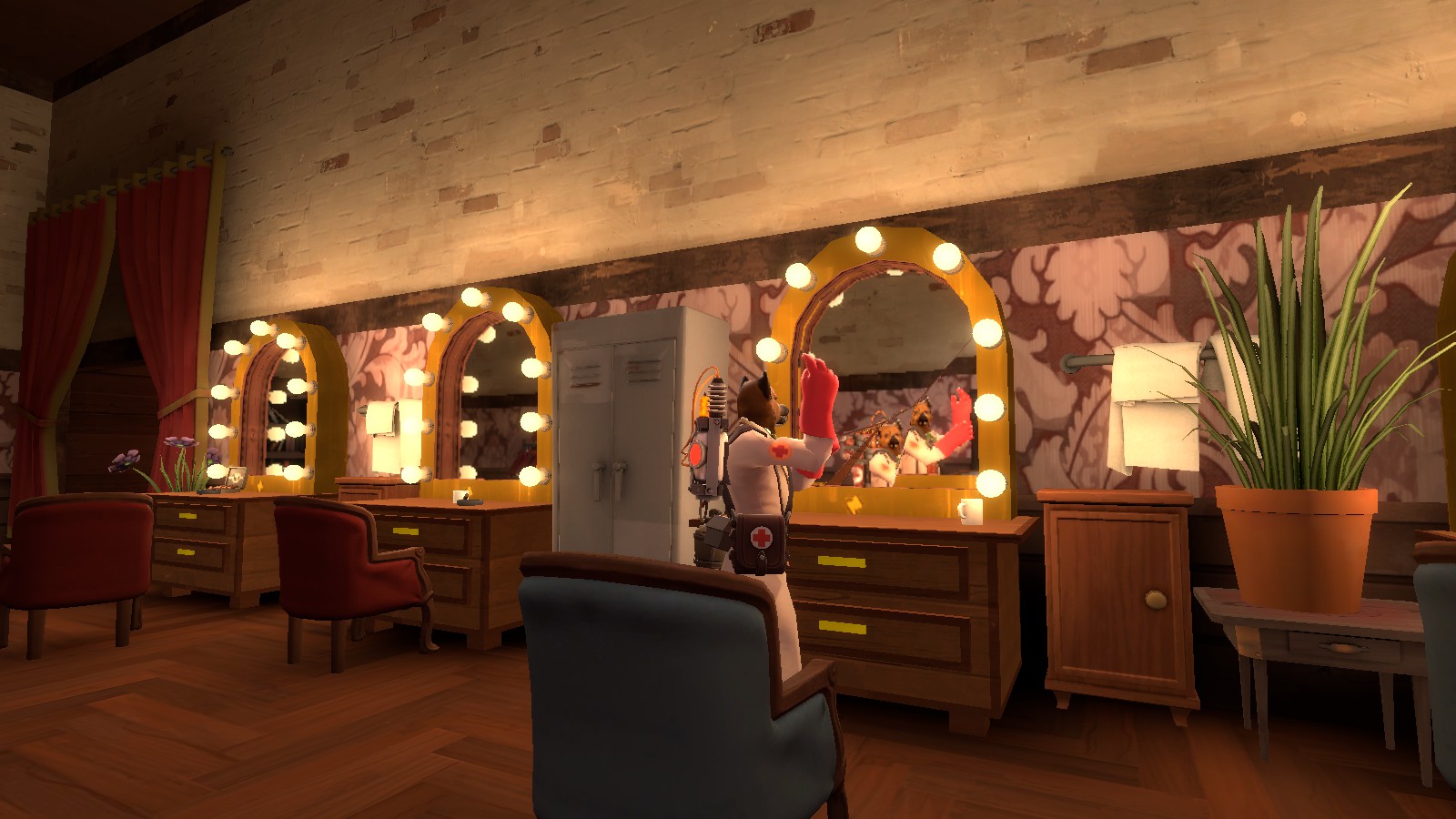 The wear room on the FirePowered trade server